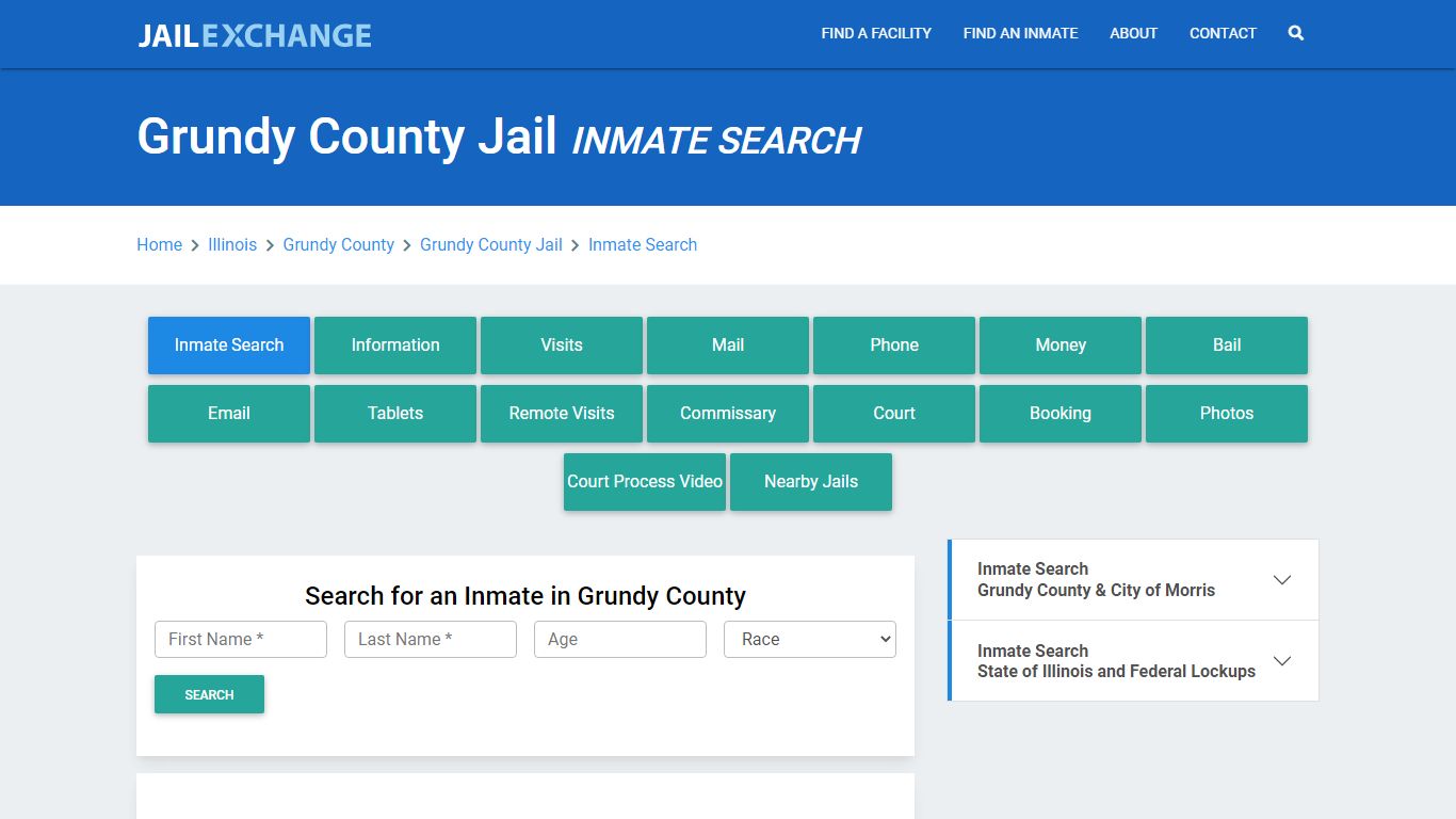 Grundy County Jail, IL Inmate Search: Roster & Mugshots